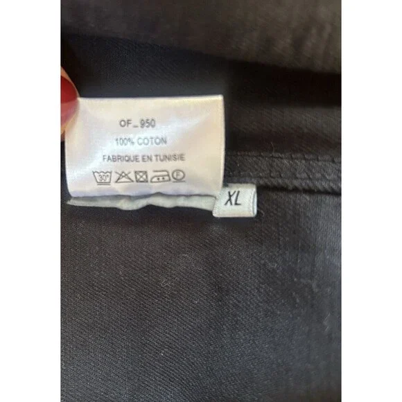 Maison Standards Felix Navy Cotton Overshirt Jacket Patch Pockets Size XL - Picture 8 of 9